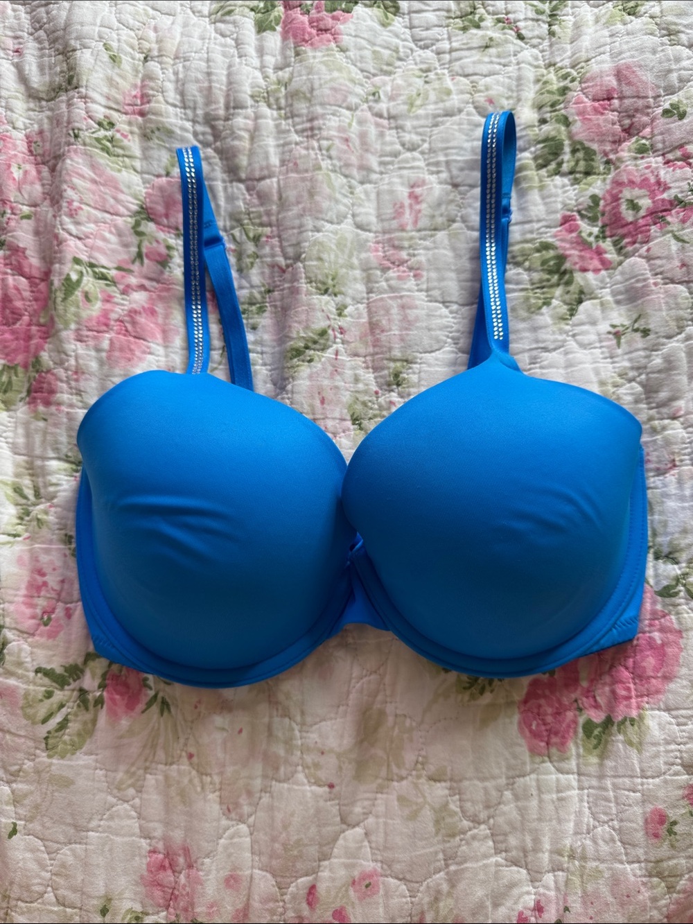 PINK Smooth T-Shirt Bra in Bright Blue - Women's Intimates